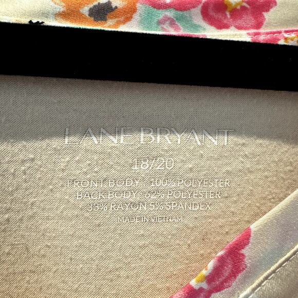 Luxe Lane Bryant Floral Top (18/20) - Mixed Media Beauty!** - Picture 5 of 5